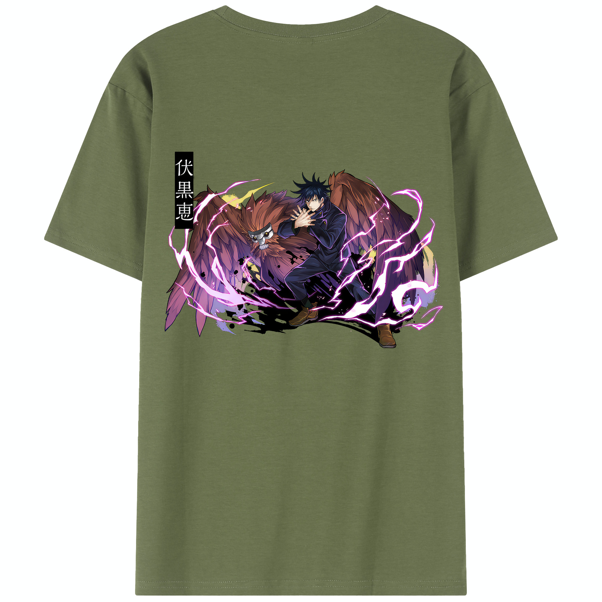 （画像用） 呪術廻戦 Jujutsu Kaisen 綿100％半袖Tシャツ（背面プリント）